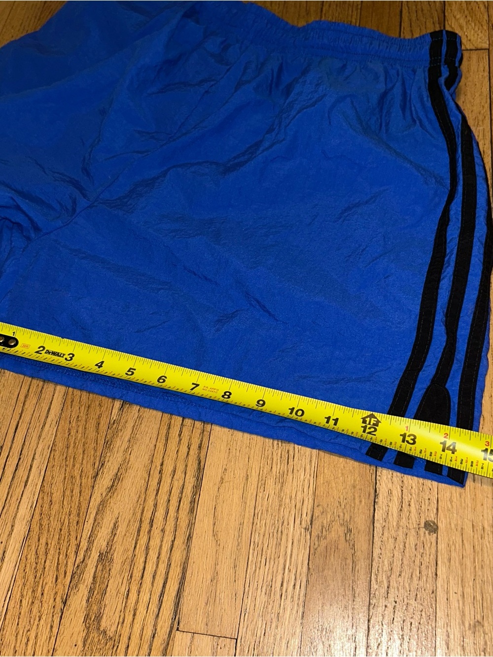 VINTAGE blue adidas athletic shorts - Picture 7 of 10